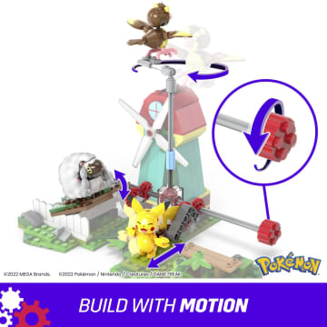 MEGA Pokémon Building Toy Kit Countryside Windmill (240 Pieces) For Kids - Image 2 of 6
