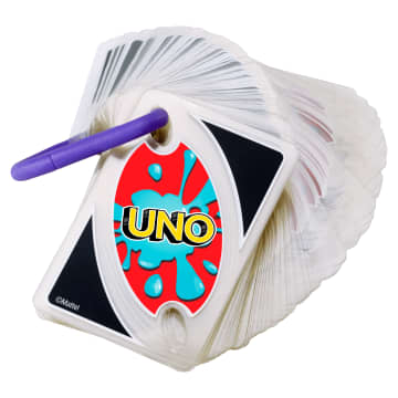 UNO Splash Card Game With Waterproof Cards And Portable Clip For Travel - Image 3 of 5