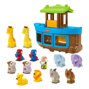 Fisher-Price Little People Noah's Ark Playset With 13 Figures For Toddlers