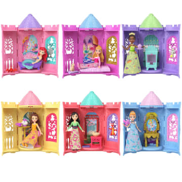 Disney Princess Tower Surprise Small Dolls & Stacking Playsets With 5 Surprises