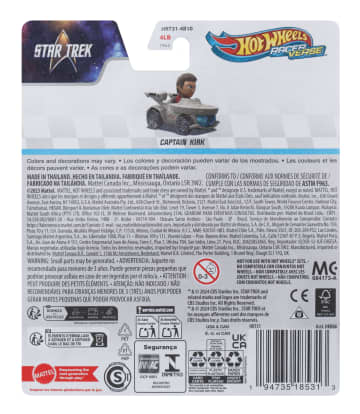 Hot Wheels RacerVerse Veículo de Brinquedo Capitão Kirk - Imagen 6 de 6