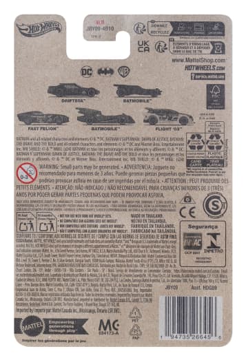Hot Wheels Collector Vehículo de Colección Auto de Batman Driftsta