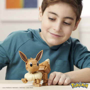 MEGA Pokémon Building Toy Kit Eevee With 1 Action Figure (215 Pieces) For Kids - Image 3 of 6