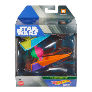 Hot Wheels Collector Veículo de Brinquedo Star Wars TIE Interceptor - Imagen 6 de 6