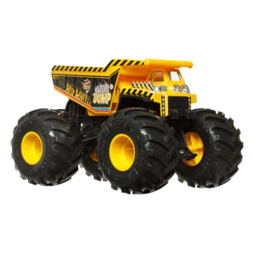 Hot Wheels Monster Trucks Veículo de Brinquedo Gotta Dump Escala 1:24 - Imagem 3 de 5