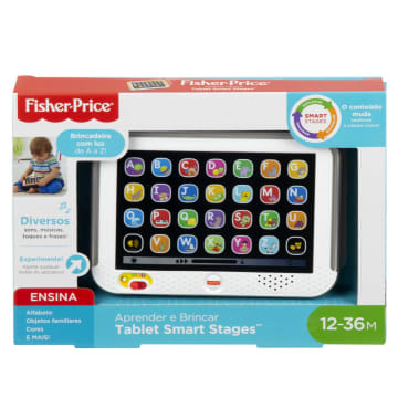 Fisher-Price Aprender e Brincar Brinquedo para Bebês Tablet De Aprendizagem Cresce Comigo