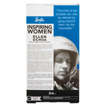 Barbie Signature Inspiring Women Ellen Ochoa Fashion Doll Collectible, Astronaut Suit & Accessories - Image 6 of 6