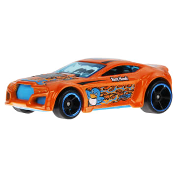 Hot Wheels Skate Veículo de Brinquedo Skateboard de Coleção Pássaro Azul e Laranja com Diecast
