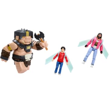 Minecraft – Coffret Figurines –Une Échappée Bien Pensée, 3 Fig./4 Acc.