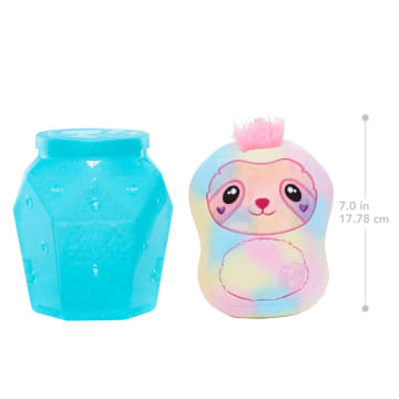 Barbie Tie-Dye Reveal Plush Toy, 7-Inch Stuffed Animal With Diy Washable Fabric Craft - Image 6 of 6