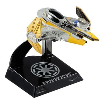 Hot Wheels Collector Veículo de Brinquedo Star Wars Jedi Interseptor do Anakin