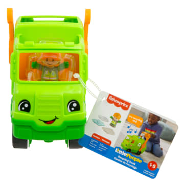 Fisher-Price  Little People  Camion de Recyclage Musical, 5Éléments - Image 6 of 6