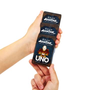 Mattel Games UNO Fandom Avatar: The Last Airbender Card Game With Collectible Foil Card For Kids, Adults & Family Night