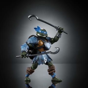 Masters of the Universe Turtles of Grayskull Figura de Acción Leonardo de 5.5 pulgadas
