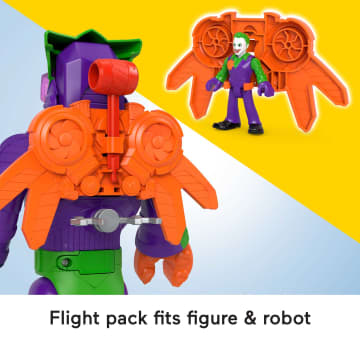 Imaginext DC Super Friends The Joker Robot Toy With Lights Sounds And Insider Figure, Preschool Toys - Image 5 of 6