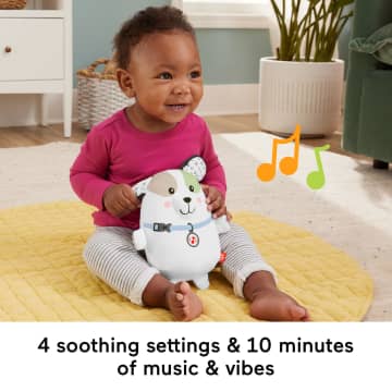 Fisher-Price Calming Vibes Puppy Soother Portable Sound Machine Plush Toy For Newborns - Image 3 of 6