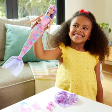 Barbie Doll Fantasy Fashion Pack With Accessories including Mermaid Tail, Fairy Wings, & Necklaces - Image 2 of 6