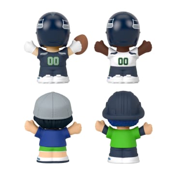 Little People Collector Seattle Seahawks Special Edition Set For Adults & NFL Fans, 4 Figures - Image 5 of 6