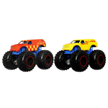 Hot Wheels Monster Trucks Vehículo de Juguete Color Shifter Demo Derby Escala 1:64