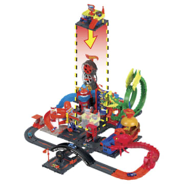 Hot Wheels City Pista de Juguete Autolavado de la Ciudad