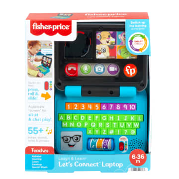 Fisher-Price Ríe y Aprende Juguete para Bebés Mi Primer Laptop De Aprendizaje
