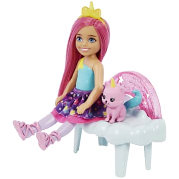 Barbie-La Tête Dans Les Étoiles-Coffret Avec Poupée Chelsea et Chat - Image 4 of 6