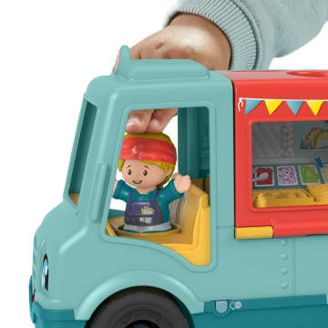 Fisher-Price Little People Camion-Restaurant Prêt à Servir Version Anglaise et Française