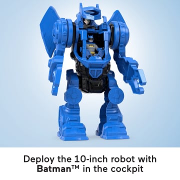 Imaginext DC Super Friends Batman Playset, Robo Command Center With Detachable 10-Inch Robot