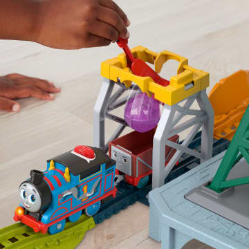 Thomas & Friends Pista de Juguete Entrega Interactivo Cranky