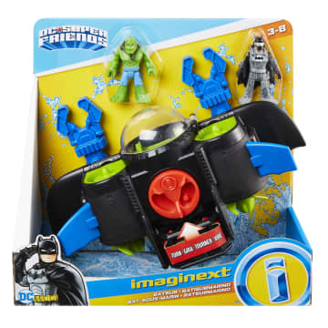 Imaginext DC Super Friends Batsub Vehicle And Figures Playset