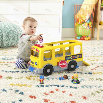 Little People Juguete para Bebés Autobús Escolar Haciendo Nuevos Amigos