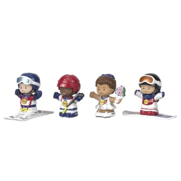 Little People Fisher-Price Collector Team USA Winter Sports Action Figure Set, 6 Pieces - Image 4 of 6