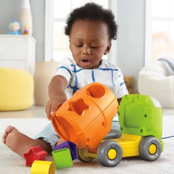 Fisher-Price Juguete para Bebés Camión de Bloques Aprende Conmigo