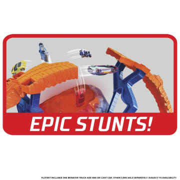 Hot Wheels Monster Trucks T-Rex Volcano Arena - Image 5 of 6