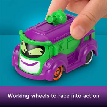 Fisher-Price DC Batwheels 1:55 Scale Vehicle Multipack, Batcast Metal Diecast Cars, 5 Pieces