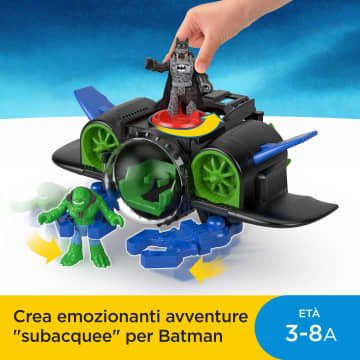 Imaginext DC Super Friends Batsub Vehicle And Figures Playset