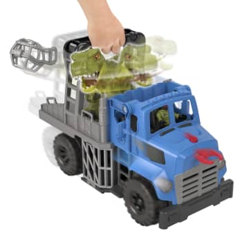 Imaginext Jurassic World Vehículo de Juguete Transportadora de Dinosaurios