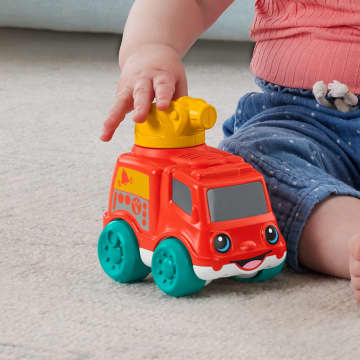Fisher-Price  Camion de Pompiers Sonore, Jouet à Pousser Pour Bébés - Imagen 3 de 6