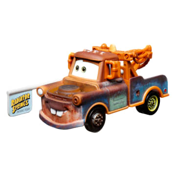 Carros da Disney e Pixar Diecast Veículo de Brinquedo Mate com Pôster