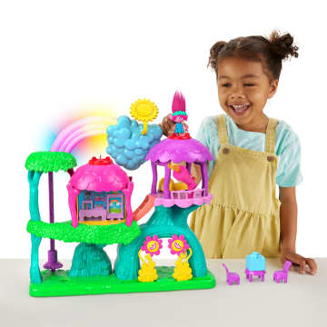 Imaginext-Dreamworks Trolls-Coffret Cabane Arc-en-Ciel