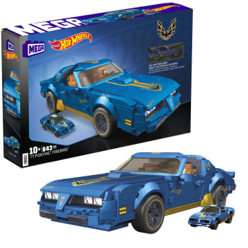 MEGA Hot Wheels Juguete de Construcción Collector GM 1977 Pontiac Firebird