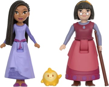 Disney’s Wish the Teens Mini Doll Set, 8 Posable Dolls & Star Figure, Characters Wear Signature Outfits