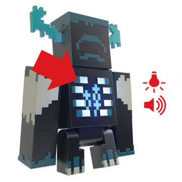 Minecraft-Figurine de Gardien Avec Lumières, Sons et Accessoires