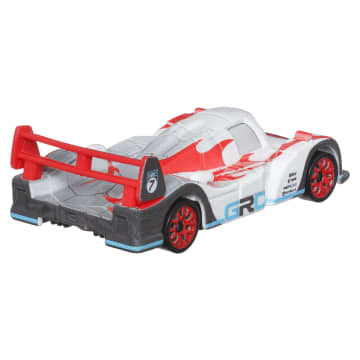 Carros da Disney e Pixar Diecast Veículo de Brinquedo Pacote de 2 Shu Todoroki GRC & Relâmpago Mcqueen GRC - Imagem 5 de 6