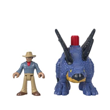 Imaginext Jurassic World Dinosaurio de Juguete Stegosaurus & Dr.