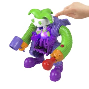 Imaginext DC Super Friends Vehículo de Juguete Robot de Batalla The Joker