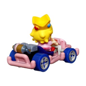 Hot Wheels Mario Kart Veículo de Brinquedo Baby Peach Pipe Frame - Imagen 3 de 4