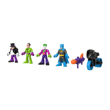 Imaginext DC Super Friends Batman & Villains Figure Set, 7-Piece Preschool Toys