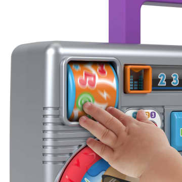 Fisher-Price Ríe y Aprende Juguete para Bebés Radio Portátil Baila y Aprende