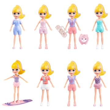 Polly Pocket Large Fashion Pack, Travel Toy With Dolls And Clothing Accessories - Imagen 4 de 5